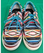 Twisted X Hooey Loper Black/Serape Shoes Mens 7M WHYC008 Aztec Southwestern - $37.23 CAD