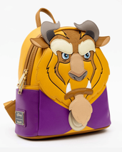 Loungefly Disney Beauty &amp; Beast Winter Beast Cosplay Mini Backpack~ Tags~ New~ - £103.66 GBP