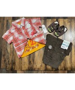 Baby Boy 3-6 mo Route 66 Gap Boys 4 Pc Set Sandals Shorts Shirts New Outfit - $40.46 CAD