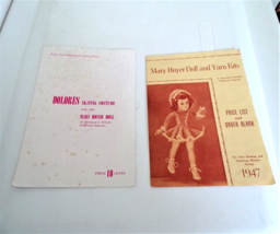 Vintage 1940&#39;s Lot of (2) Mary Hoyer Doll Pattern &amp; Order Blank Prices Leaflets - £10.38 GBP