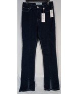 Indigo Rein Women&#39;s High Rise Denim Full Length Slit At Legs Jeans Blue ... - £24.15 GBP