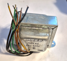 HAMMOND 260E60 TRANSFORMER PRI 115V - $62.60 CAD