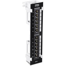 TRENDnet 12-Port Cat6 Unshielded Patch Panel,TC-P12C6V, Wall Mount,Included 89D  - £41.60 GBP