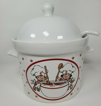 Pre-Owned 1991 Vintage Campbell's Soup Tureen w/Lid and Ladle Great Condition  - $18.49