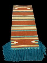 Southwestern Mexican Indian Wool Throw Rug ? Wall Hanging ? Unfinished ?... - £294.42 GBP
