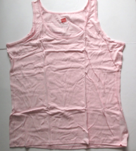 Hanes Pink Live. Love. Color Scoop Neck Tank Top, US XXLarge - $13.85