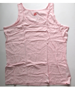 Hanes Pink Live. Love. Color Scoop Neck Tank Top, US XXLarge - $13.85