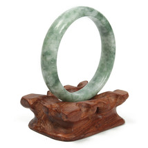 Chinese Green Jade Gemstone Bangle Bracelet  - £23.60 GBP