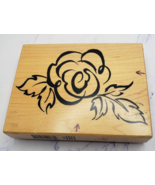 Rose &amp; Leaves Flower Bouquet PSX K-227 Wood Mounted Rubber Stamp - €6,83 EUR