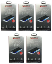 5-PACK Zagg InvisibleShield Galaxy Note 4 MIRROR GLASS Phone Screen Protector - £7.57 GBP