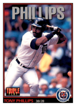 1993 Triple Play Tony
  Phillips   Detroit Tigers Baseball Card
  GMMGD - $11.18 MXN