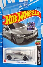 Hot Wheels 2023 Factory Set HW Roadsters #156 BMW i8 Roadster Mtflk Gray - £3.14 GBP