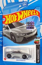 Hot Wheels 2023 Factory Set HW Roadsters #156 BMW i8 Roadster Mtflk Gray - £3.08 GBP