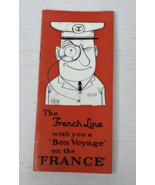 the French Line Wish You a Bon Voyage on the France Time Table Schedule - £33.21 GBP