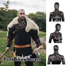 Punk Shawl Scarf Halloween Cosplay Festival Prom Party Props Collar Costume NEW - £23.84 GBP