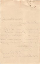 Handwritten Letter Signed I G Greene Boston MA 1884 Ephemera Paper Massa... - £29.67 GBP