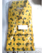 Vintage 70s Marlboro Yellow Button Up Dress Shirt Cigarette Promo 16 L  ... - $27.47 CAD