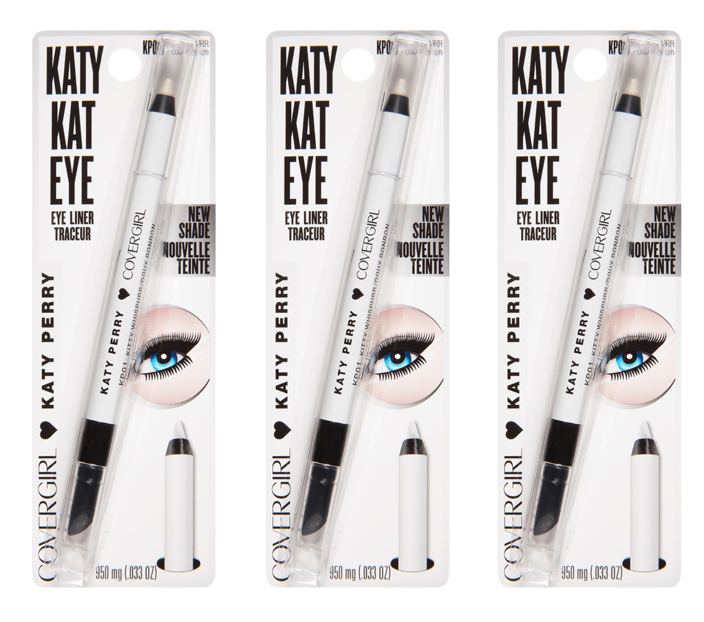 CoverGirl Katy Kat Eye Eye Liner, Kitty Whispurr (3-PACK) - £15.72 GBP