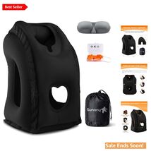 Ultimate Inflatable Neck Pillow Set for Travel with Eye Mask &amp; Earplugs - $54.40