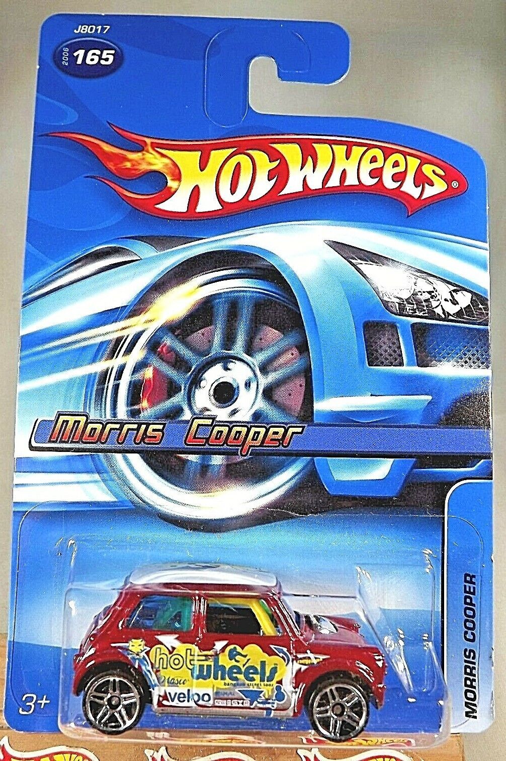 2006 Hot Wheels Mainline/Collector #165 MORRIS COOPER Dark Red w/Chrome Pr5 Sp