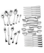 Lenox Lakedale 72 Piece Flatware Set Service For 12 Stainless 18/10 Mode... - $148.00
