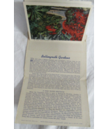 1940 Curt Teich 18 Postcard Souvenir Folder Bellingrath Gardens Mobile A... - £3.90 GBP