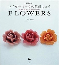 Rare! Beautiful! Wire Work Embroidery Flowers /Japanese Needlework Craft... - $47.69