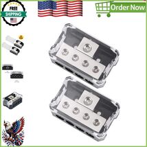 Dual Pack 4-Way Car Amplifier Power Distribution Blocks - Long-lasting Q... - $28.21