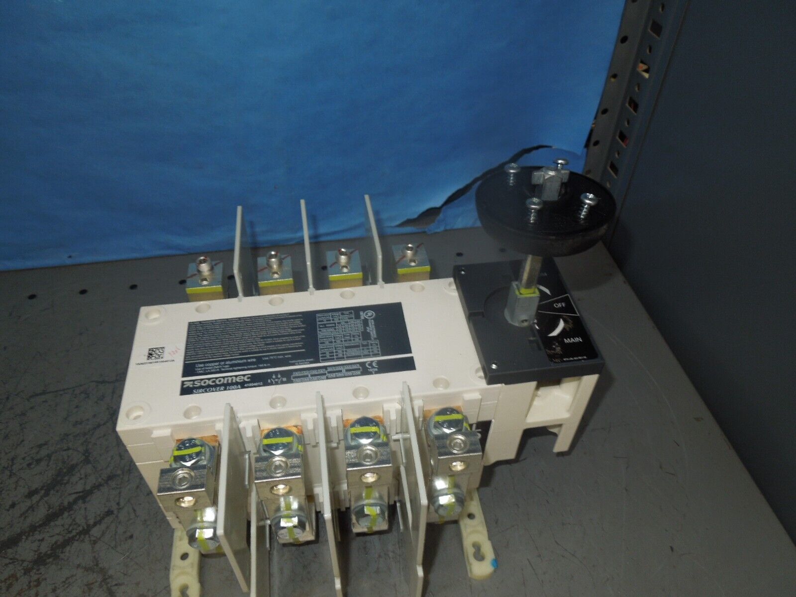 Socomec Sircover 100A 3p 600V Transfer Switch Non-Fused Used - $400.00