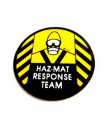 HAZ-MAT RESPONCE TEAM MEMBER 3&quot; BRIGHT YELLOW  &amp; BLACK CROSSHATCH BARS S... - €4,24 EUR