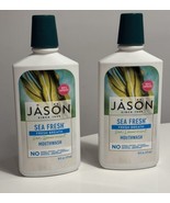 (2) JASON Sea Fresh FRESH BREATH Sea Spearmint Mouthwash 16 fl oz - £37.07 GBP