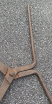 Ice Block Tongs Antique Hubbard TP&W Rustic Vintage Farm Tool Primitive image 4