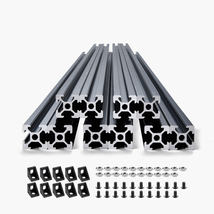 VEVOR 10PCS 59.06 in (1500 mm) T Slot 2020 Aluminum Profile, Linear Rail... - €76,00 EUR