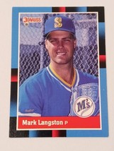 Mark Langston Seattle Mariners 1988 Donruss Card #317 - £0.75 GBP