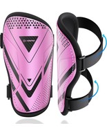 Airsfish Soccer Shin Guards Kids EVA Cushion in PINK Size S Protection Gear - $8.16