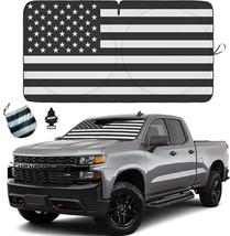 ⭐️⭐️⭐️⭐️⭐️ Large American Flag Car Windshield Popups Sunshade For Ford  - £16.30 GBP