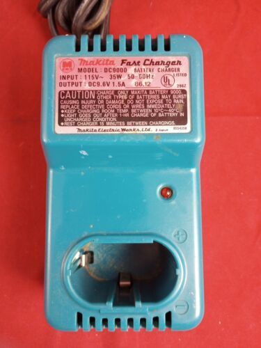 Genuine Makita DC9000 9.6V 1.5A Fast Charging Battery Charger Only  - £15.97 GBP