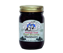Amish Wedding Naturally Good Blackberry Fruit Preserves, 2-Pack 18 oz. Jars - £24.82 GBP