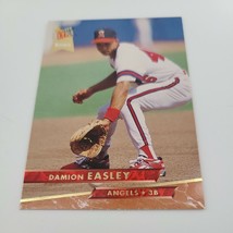 1993 Fleer Damion Easley 161 Rookie California Angels Baseball Card - £2.24 GBP