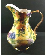 Vintage Royal Danube Serving Pitcher Fruit &amp; Berries Chintz Carafe Water... - €14,01 EUR