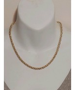14k Italy Chain Necklace Yellow Gold Chain White Gold Links 18g Italy 18... - £785.59 GBP