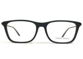 Giorgio Armani Eyeglasses Frames AR7111 5042 Matte Black Rectangular 55-17-145 - £89.51 GBP