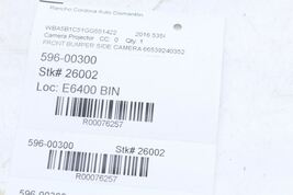 Front Bumper Side Camera 66539240352 Fits 12-19 BMW 640i 76257 image 12