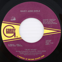 Mary Jane Girls – In My House - 1985 - 45 rpm 7&quot; Single Gordy – 1741GF - $6.21