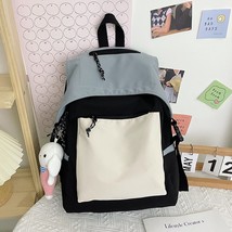 Cute Preppy Style School Bag High Quality Nylon School Girl Backpack Women Causa - £22.67 GBP