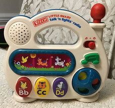 VTech Little Smart Talk N Lights Radio - Musical Sounds Learning Toy WOR... - $581.30 MXN