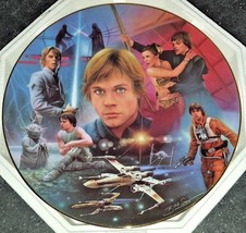 STAR WARS Luke Skywalker  The Hamilton Collection Collectors Plate 1996 - $29.99
