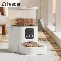 Automatic Pet Feeder Cat Smart Feeding Machine Dog Food Dispenser with WiFi Came - £180.20 GBP
