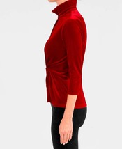 Gretchen Scott twist &amp; shout top in Crimson - $110.00