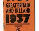 Great Britain &amp; Ireland 1937 Calendar of Visitor Events - $14.83